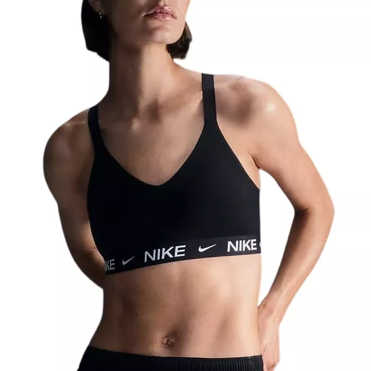 NIKE FD1065 INDY MEDIUM SUPPORT BRA-011 BLACK/WHITE