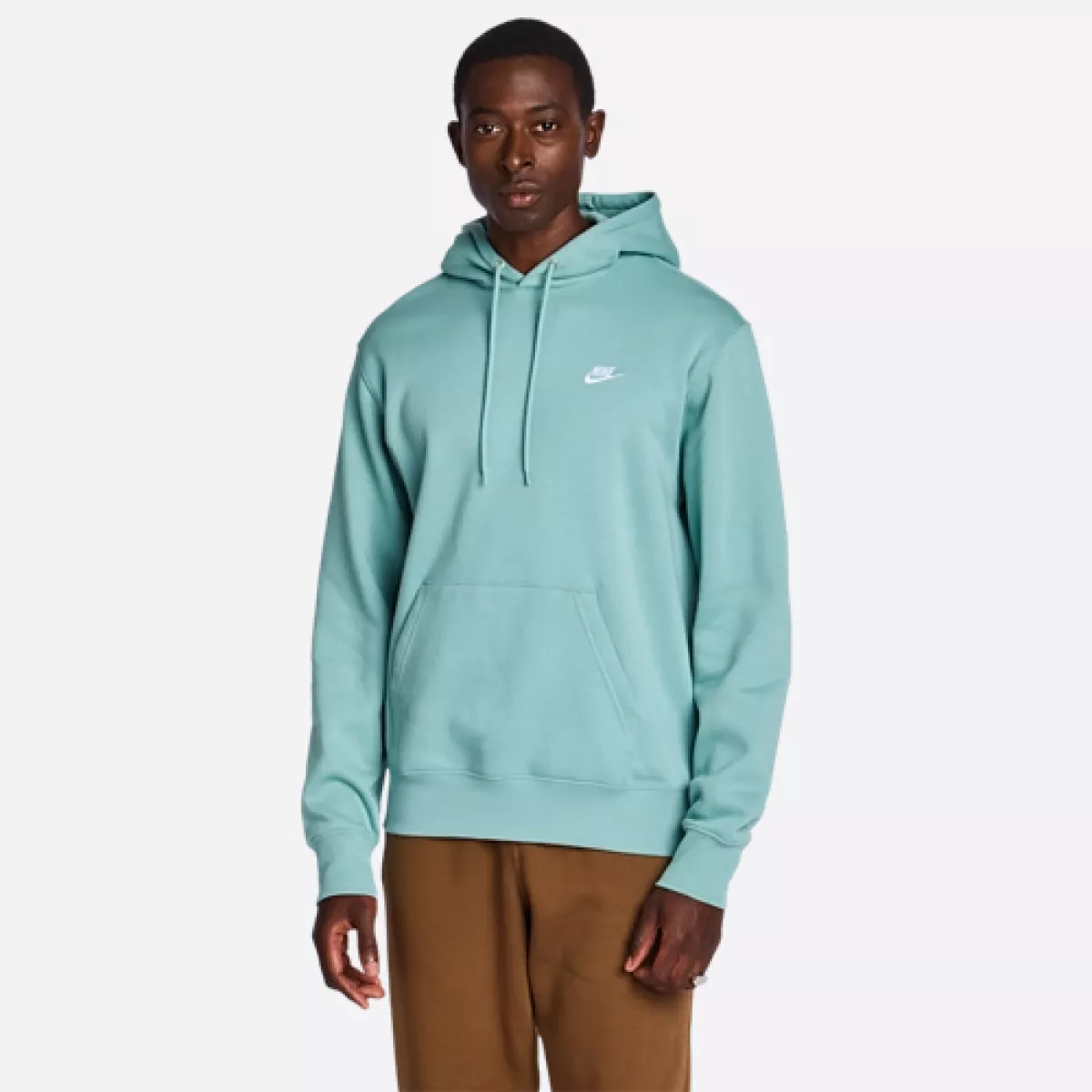 NIKE FN3859 Club Pulklover Fleece-017 CANNON/CANNON/WHITE