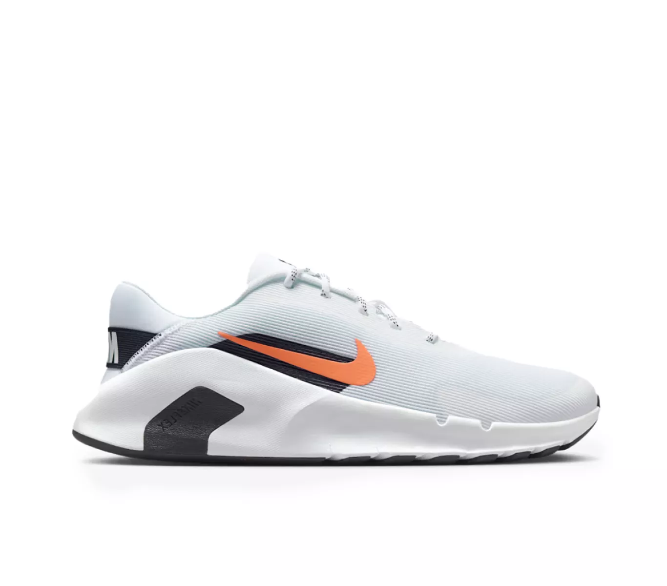 NIKE HV9972 Flex Workout-109 WHITE/SAFETY ORANGE-BLACK