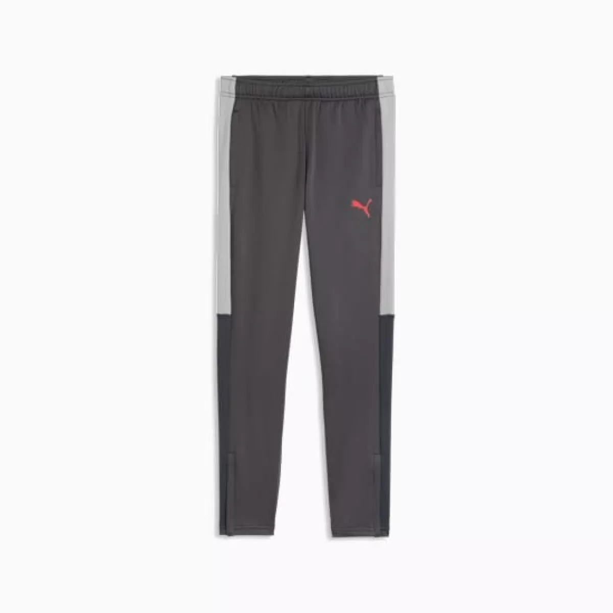 PUMA 660573 Individual Tr.Pant-001 STRONG GRAY-PUMA RED-GRAY ECHO