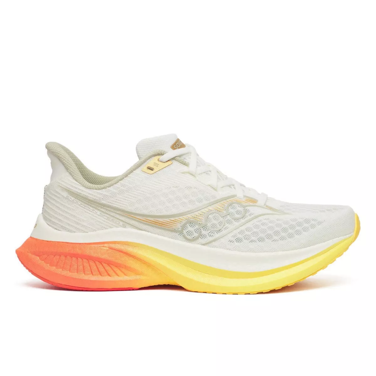 SAUCONY S21007 Endorphin Speed 5-142 IVORY/FIRE