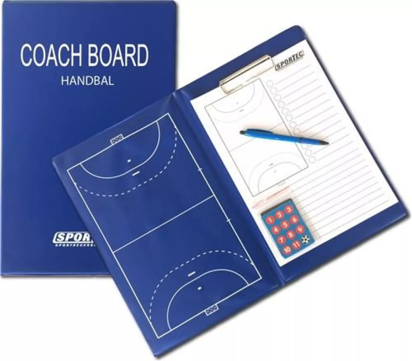 SPORTEC 7215 Coachmap Handbal-blauw