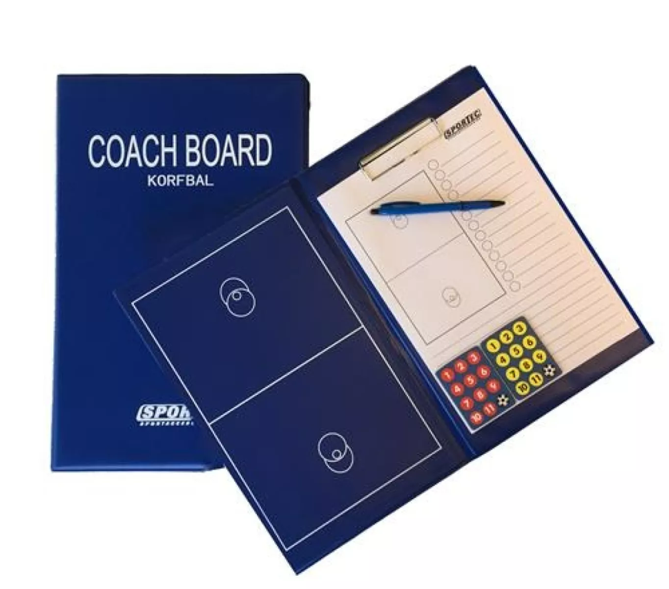 SPORTEC 7215 Coachmap Korfbal-blauw