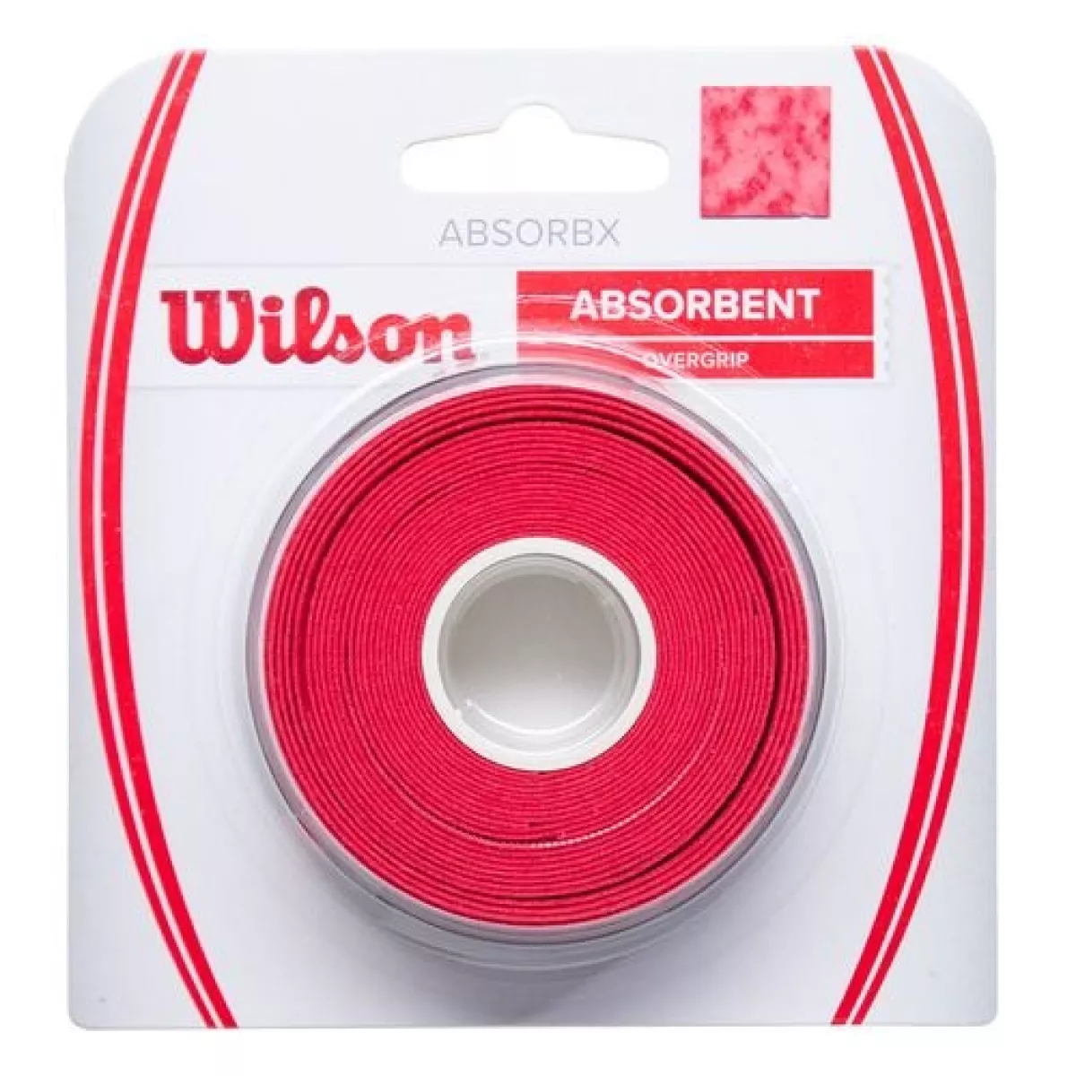 WILSON WR844650 Absorbx Overgrip-1001 Red