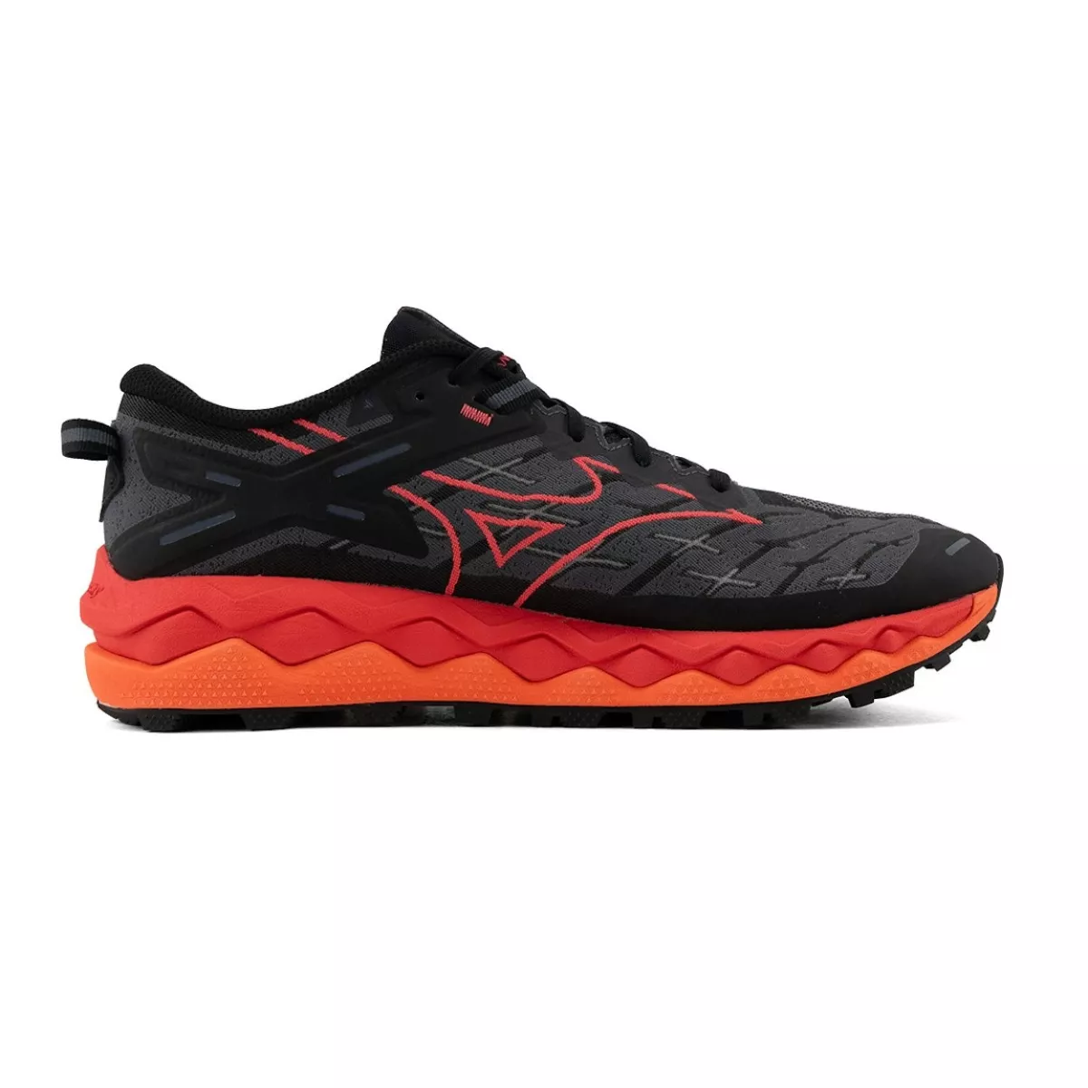 MIZUNO J1GJ2470 WAVE MUJIN 10(M)-01 Black/Cayenne/Nasturtium