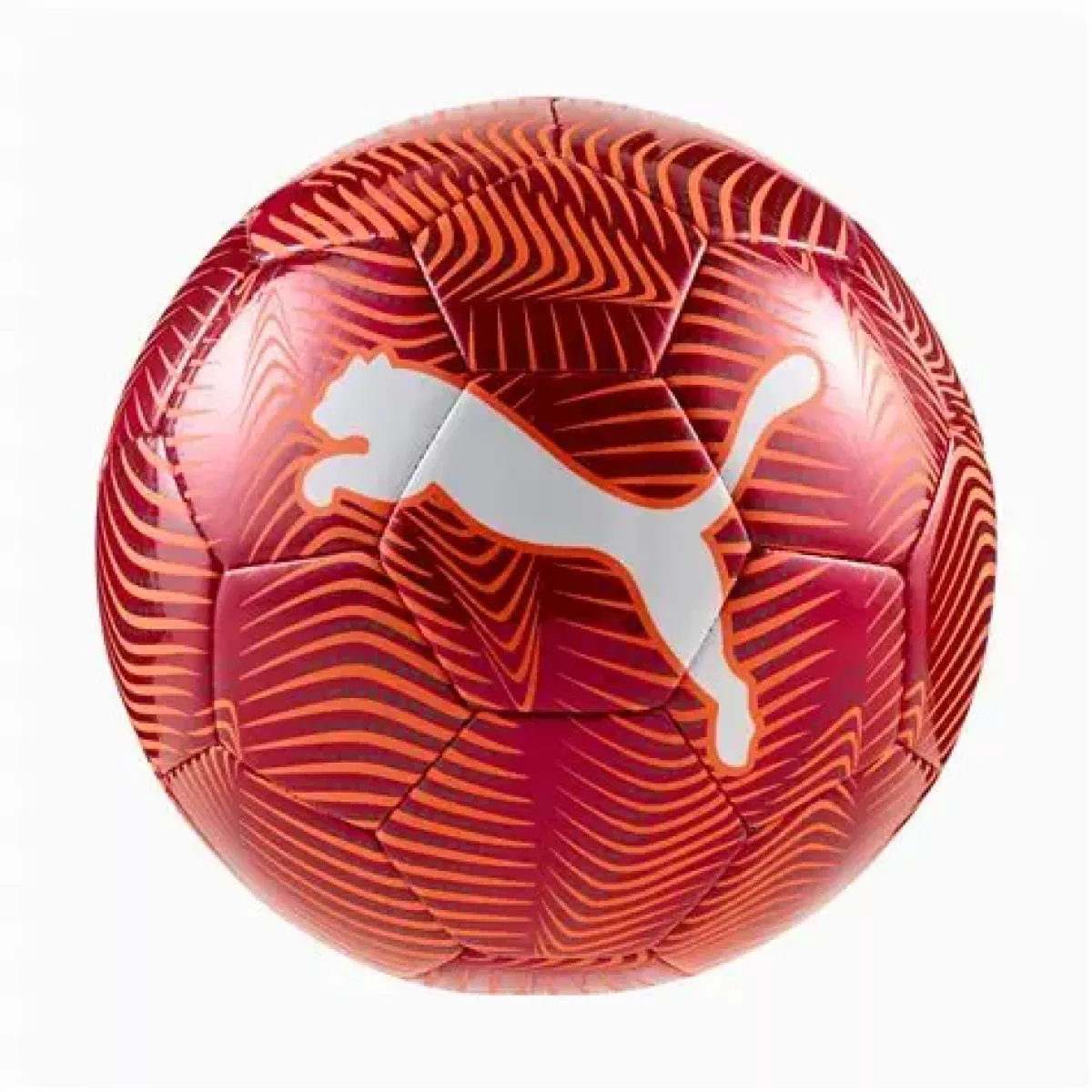 PUMA 084949 Final Graphic Ball-001 GLOWING RED-DUSKY GRAY