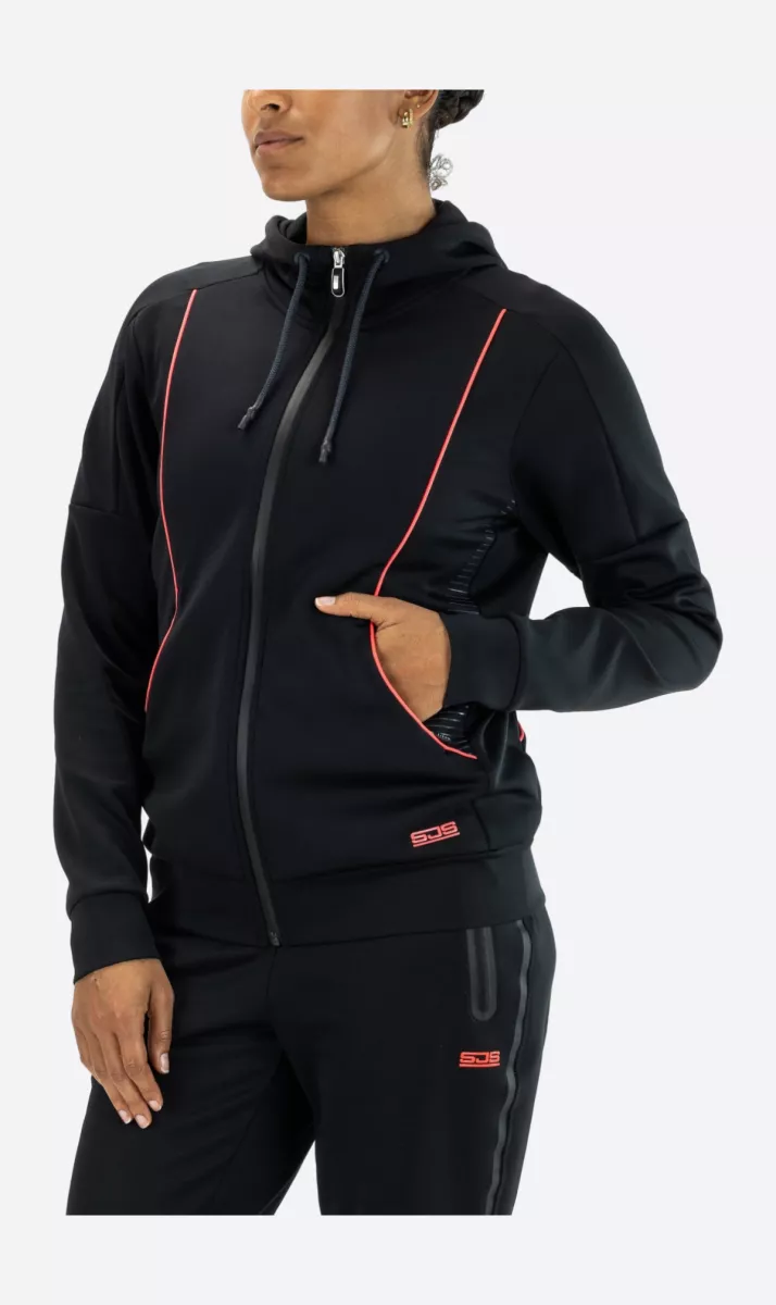 SJENG SPORTS HOODED RHANEE-B001 Zwart