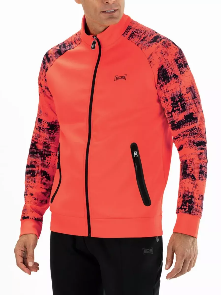 SJENG SPORTS TRACKJACKET MURPHY-B001 Zwart