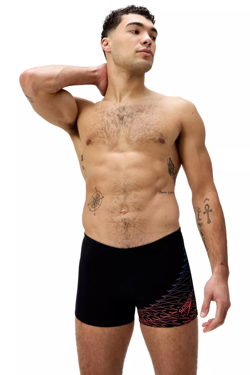 SPEEDO 11354 ECO MEDLEY LOGO AQSH-18961 BLA/ORA