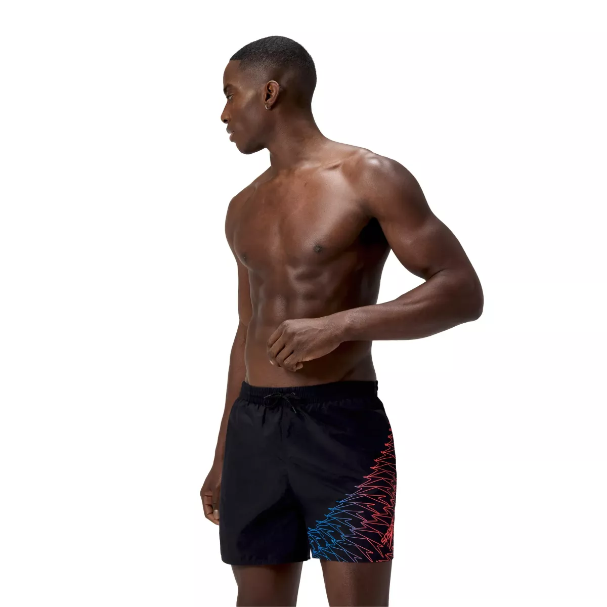 SPEEDO 12432 ECO MEDLEY LOGO 16-18663 BLA/RED