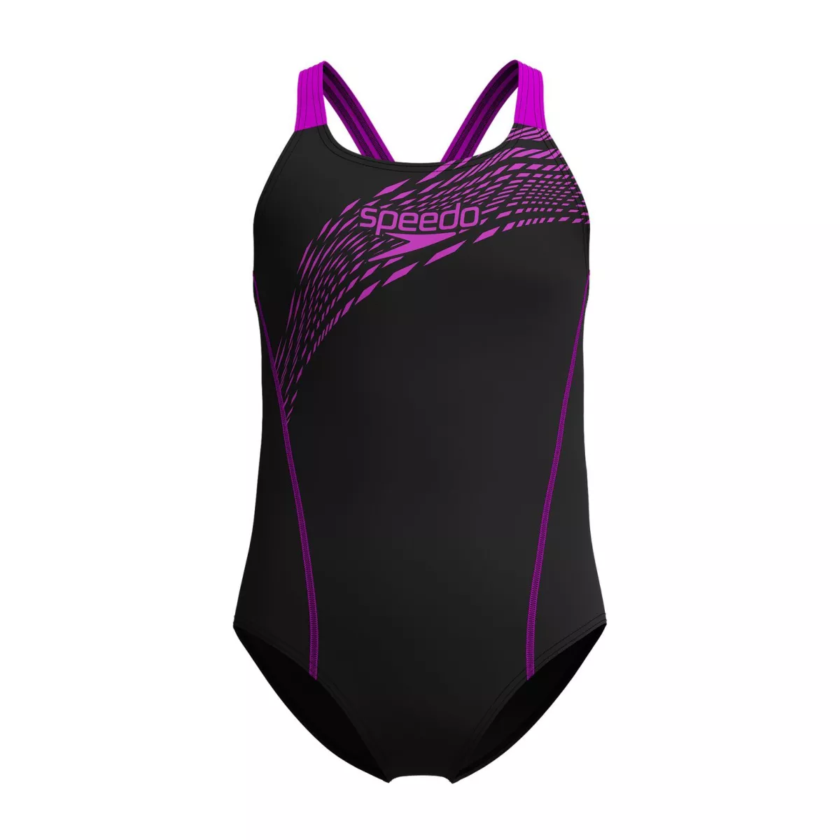 SPEEDO 13458 Eco Medley Logo Medalist-18376 Black-Pink
