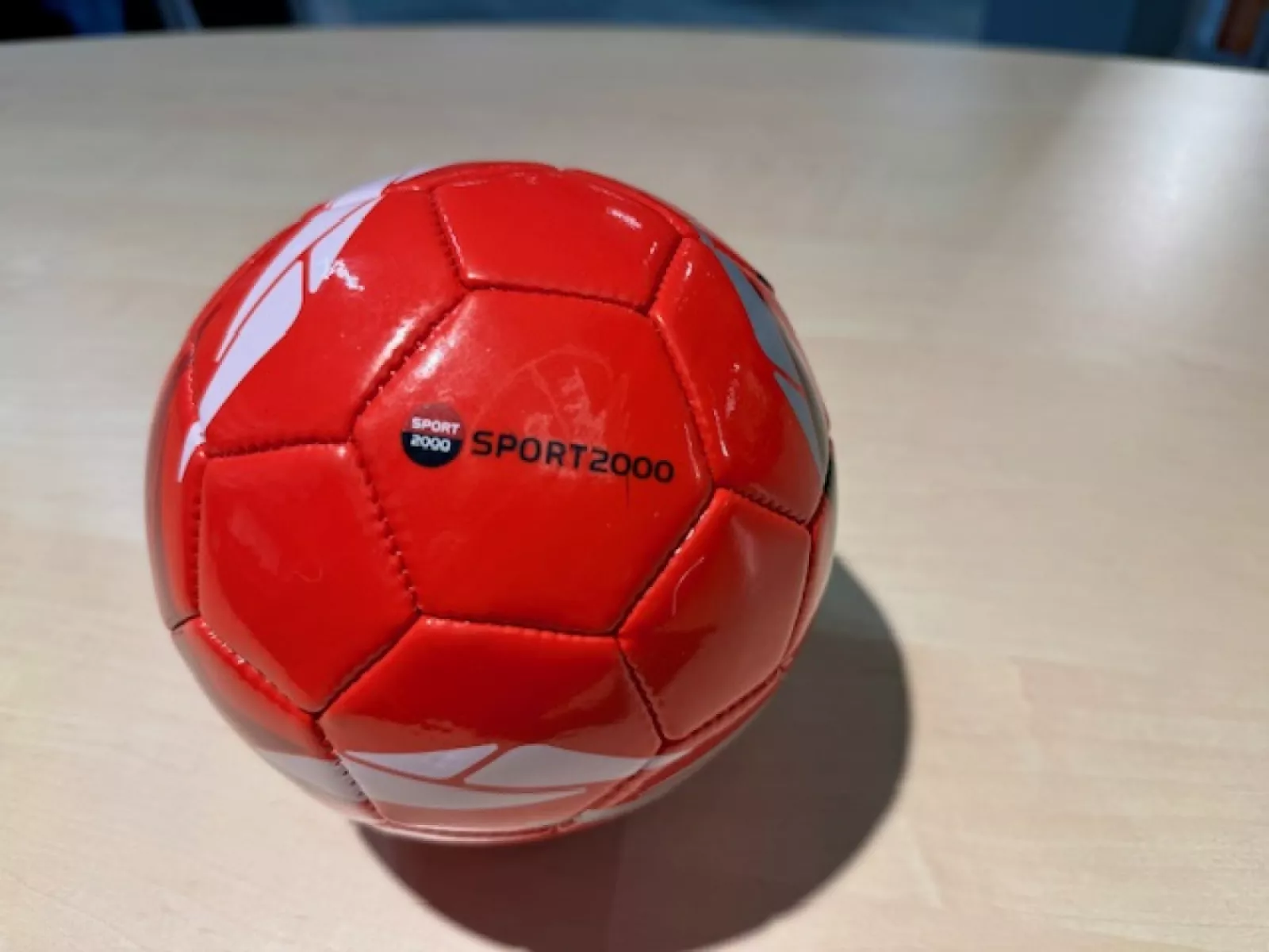 SPORT 2000 L150004 Mini Voetbal-3020 Rood-Wit-Zwart