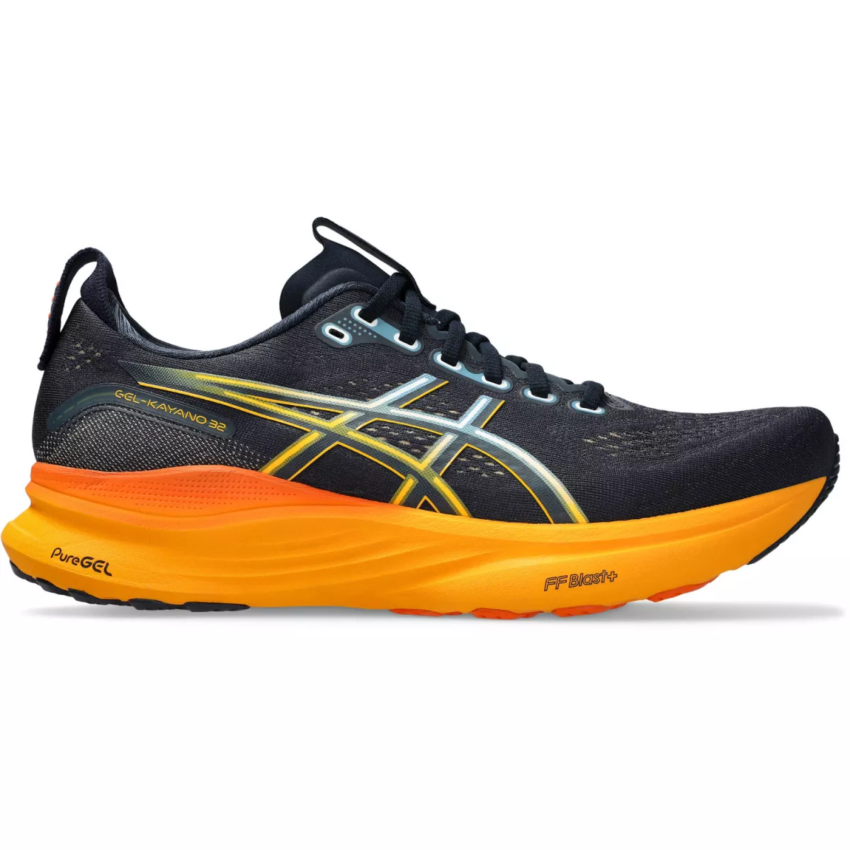 ASICS 1011C301 GEL-KAYANO 32-400 MIDNIGHT/YAMABUKI