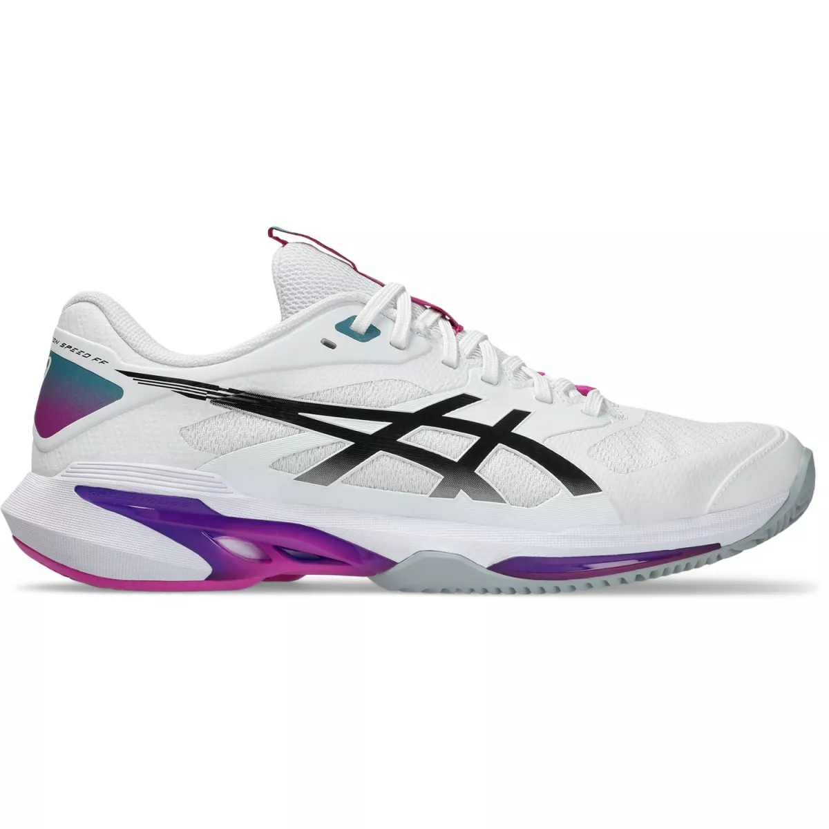 ASICS 1041A533 SOL. SPEED FF 4 CLAY-101 WHITE/DIGITAL SAKURA