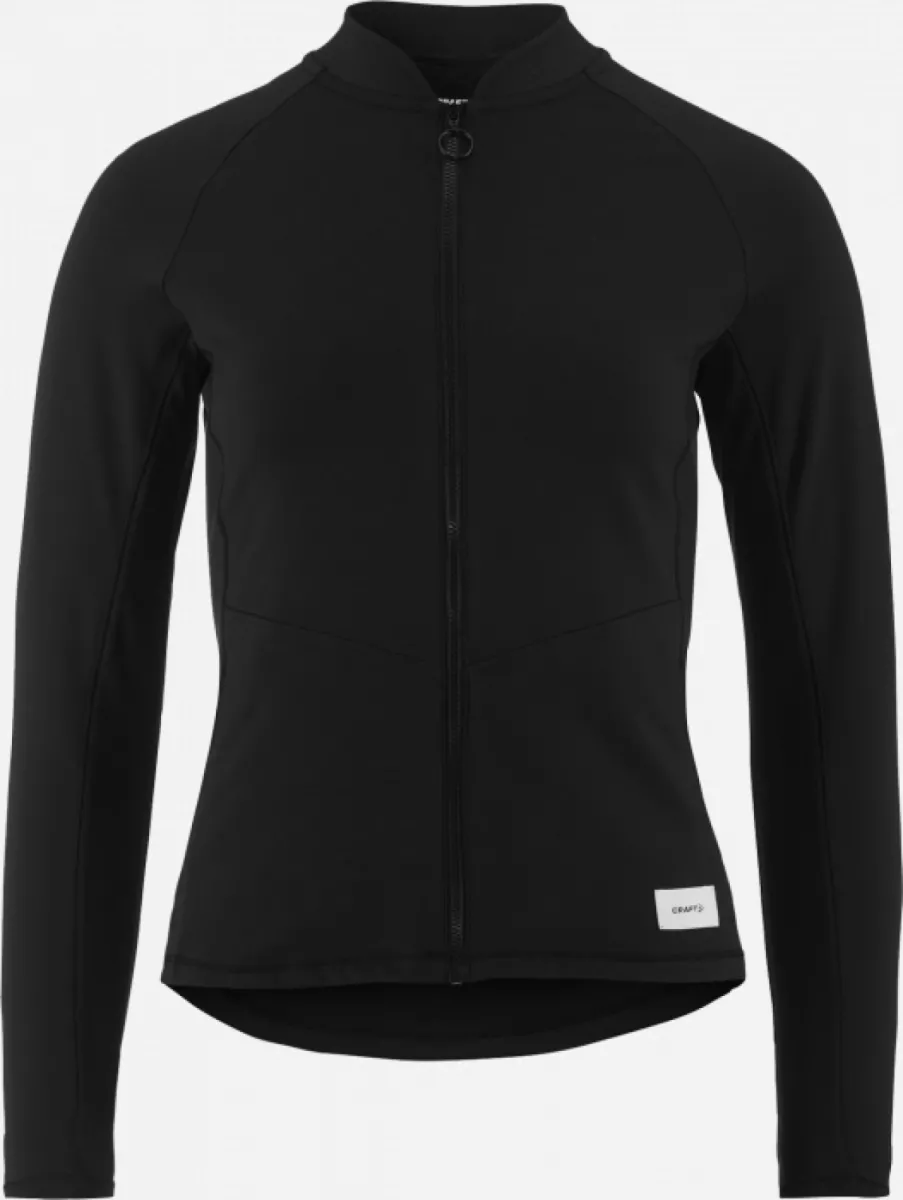 CRAFT 1916642 COLL. ZIP SWEATER W-999000 BLACK