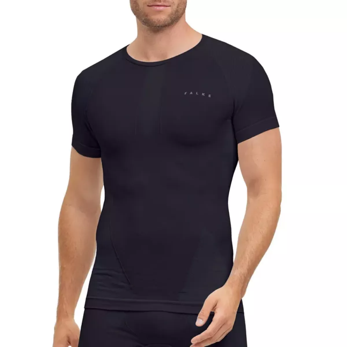 FALKE 39662 W Shortsleeved Shirt M-3000 BLACK