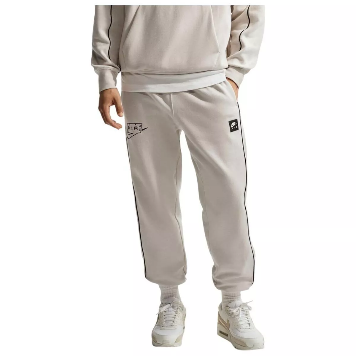 NIKE IO0577 NK FLC Jogger-072 Light Bonbe/Black