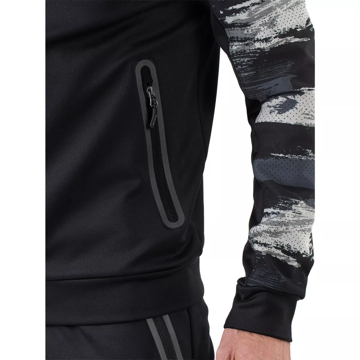 sjeng-sports-man-hooded-jacket-mars-b001-black-3 SJENG SPORTS Man Hooded Jacket Mars-B001 Black