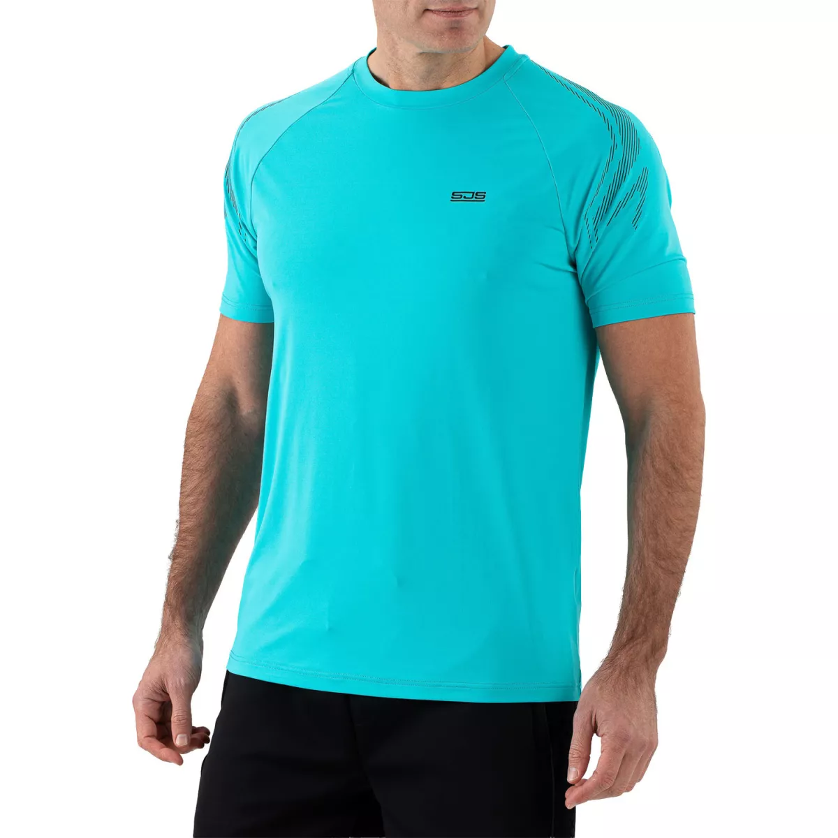 SJENG SPORTS Mens Tee Niro-A272 Aquamarine