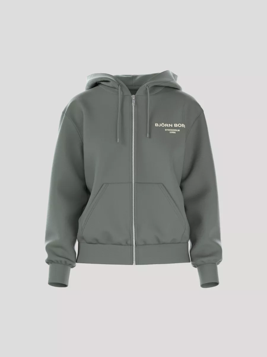 BJORN BORG 10005341 Essential 1 Hoodie-GN081 Agave Green