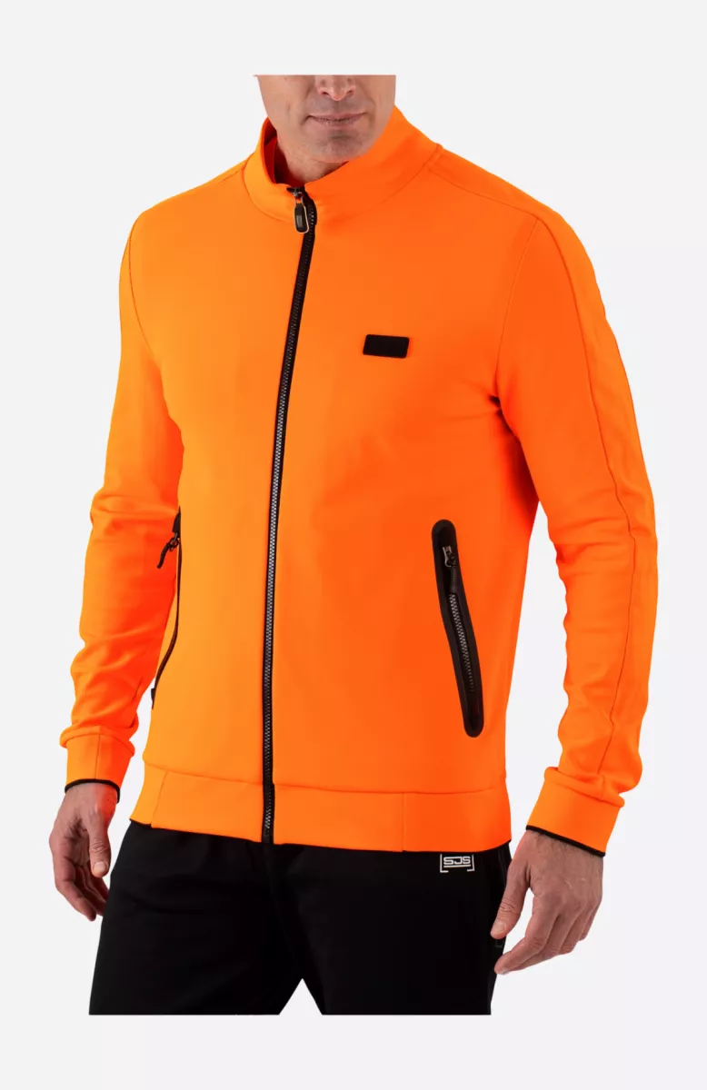 SJENG SPORTS Man Jacket Massimi-O026 Orange Clown Fish