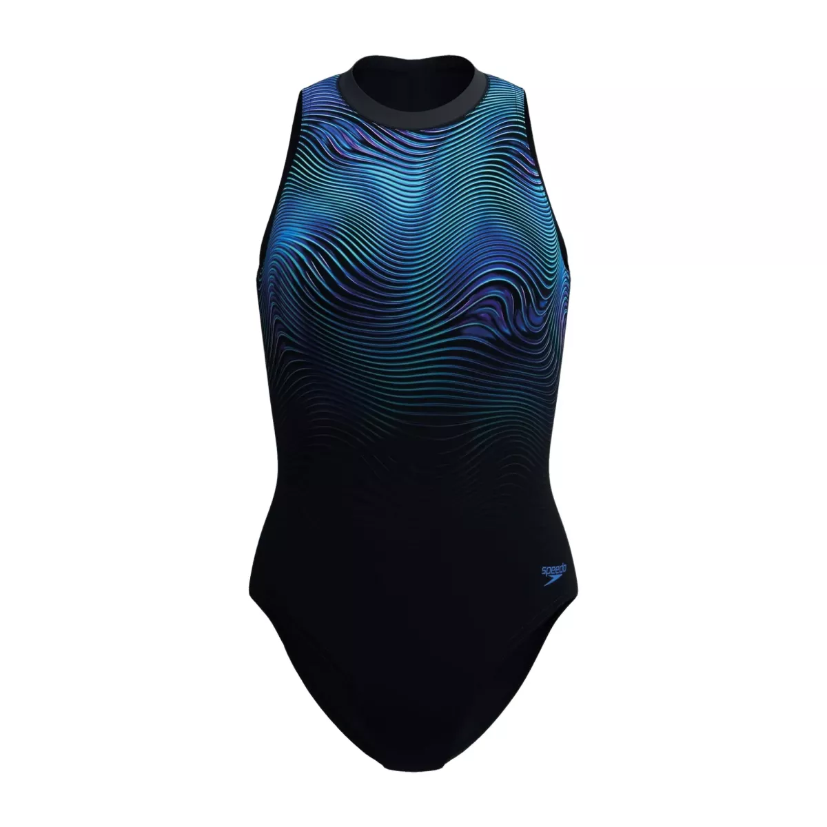 SPEEDO A000265 Print Hydrasuit-002 Black Blue