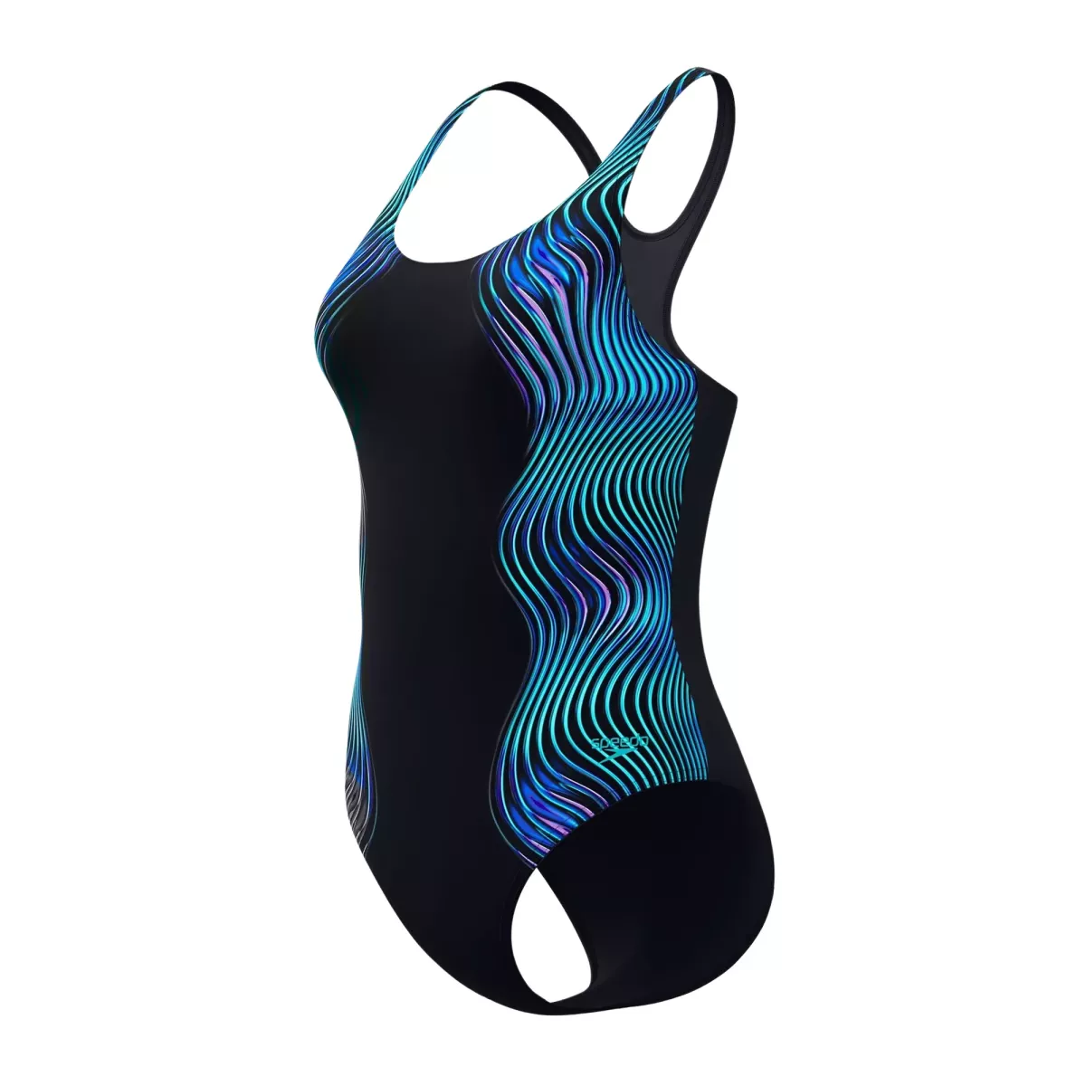 SPEEDO A000266 Print Medalist-002 Black/Turquoise