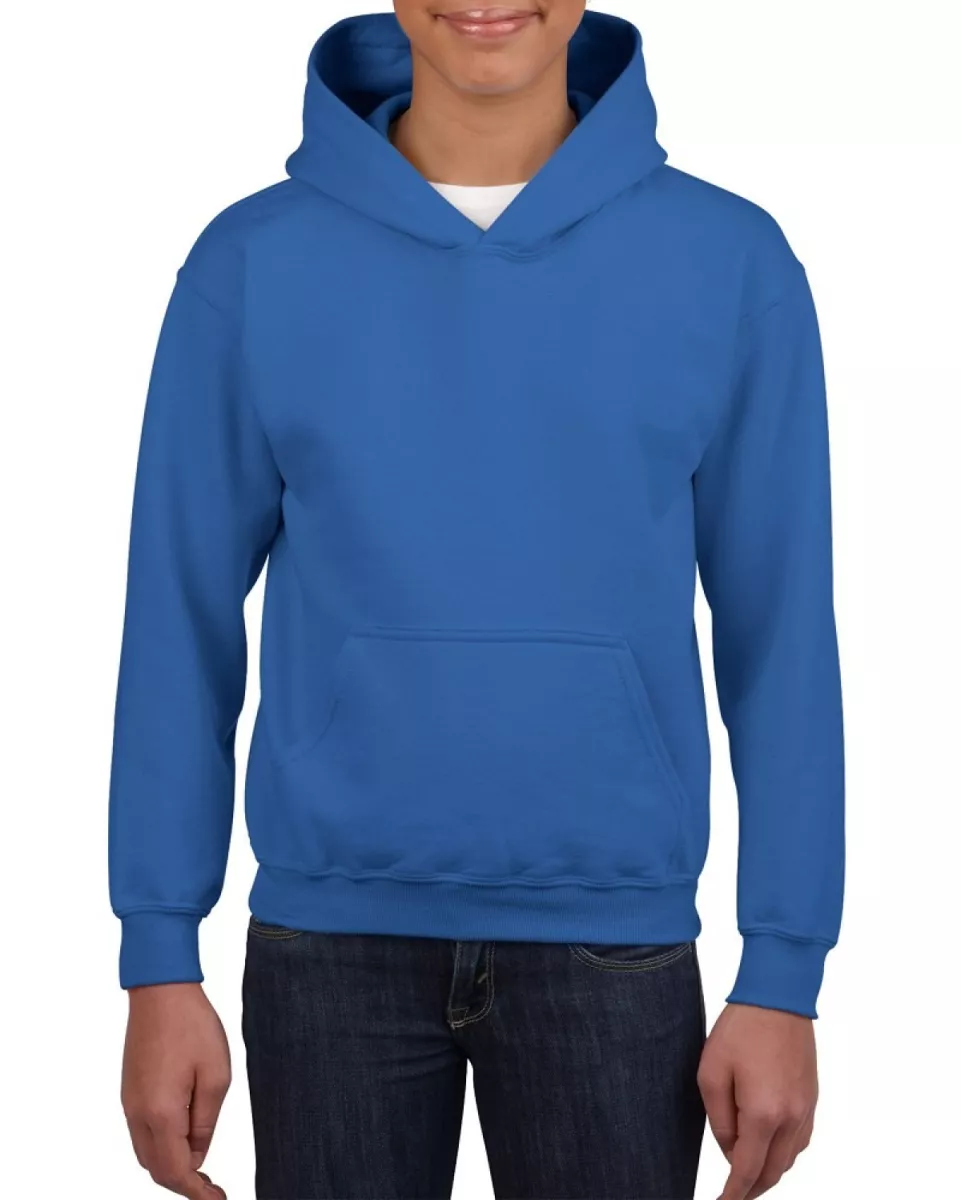 GILDAN GIL18500B Sweater Hooded Kids-51 Royal Blue