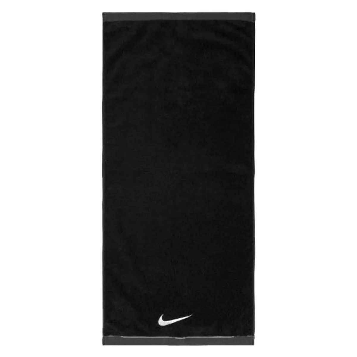 NIKE N.101.2438 Fundamental Towel-010 Black/White