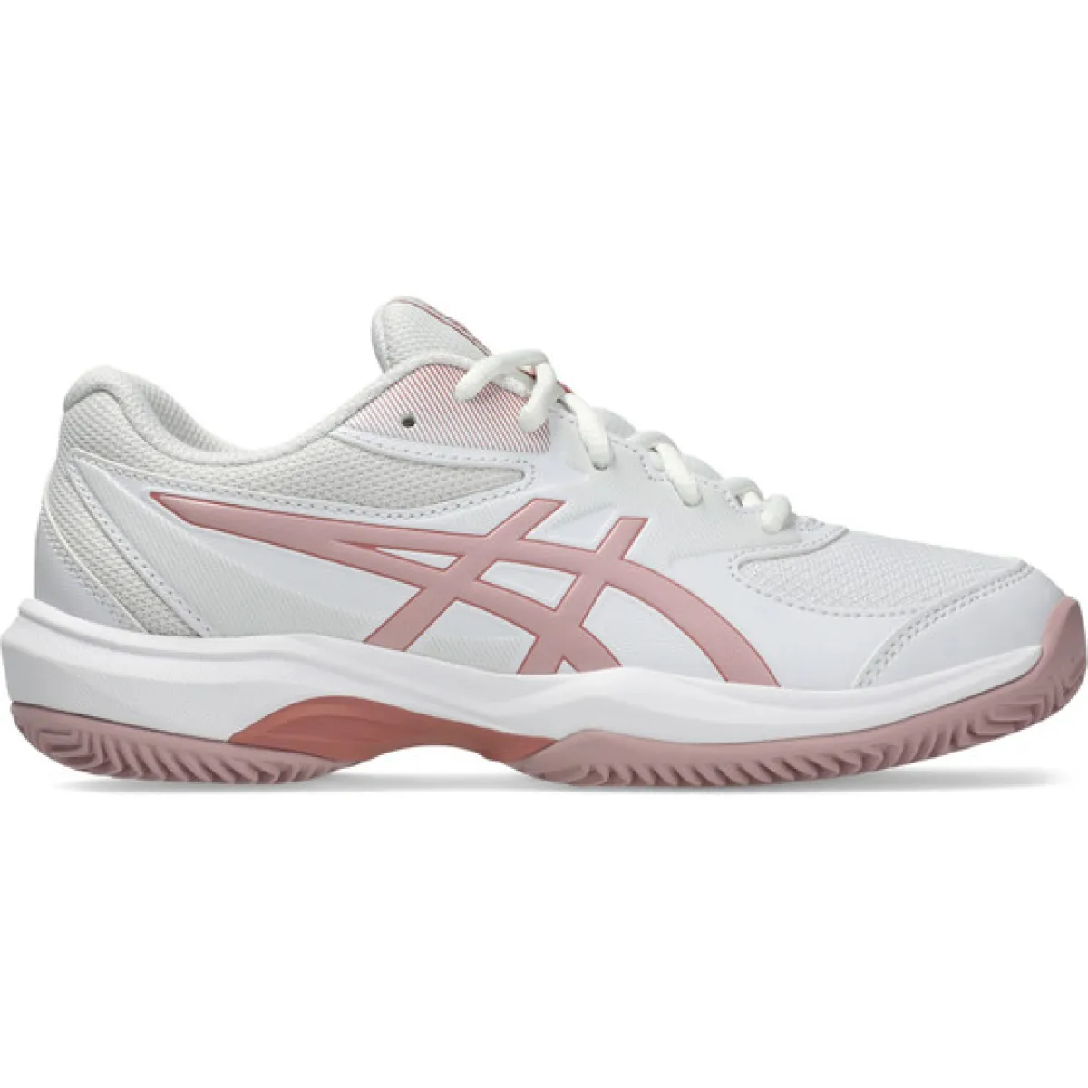 ASICS 1044A082 Gel-Game GS Clay/OC-103 WHITE/MORGANITE