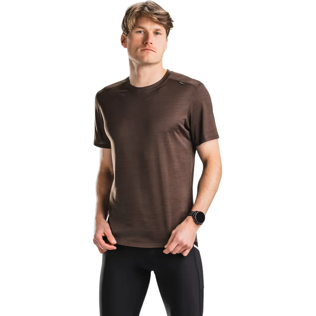 FUSION 0273 C3 T-SHIRT MENS-BROWN