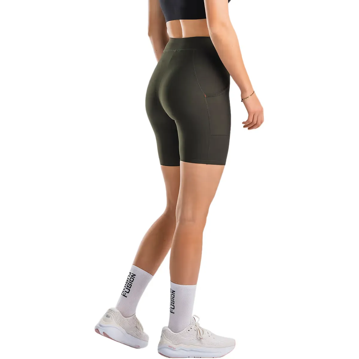 fusion-0277-c3-short-tights-womens-green-1 FUSION 0277 C3 SHORT TIGHTS WOMENS-GREEN