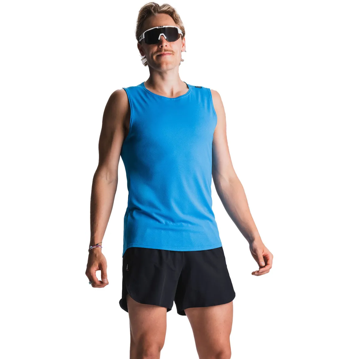 FUSION 1036 RUN SINGLET-SURF BLUE