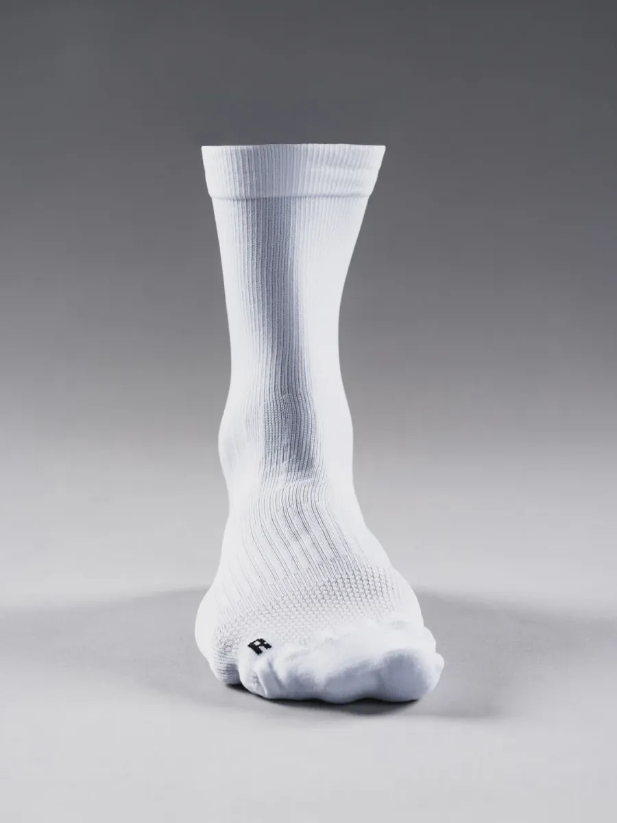 FUSION 1282 Tempo! TWO RUN SOCK W-White