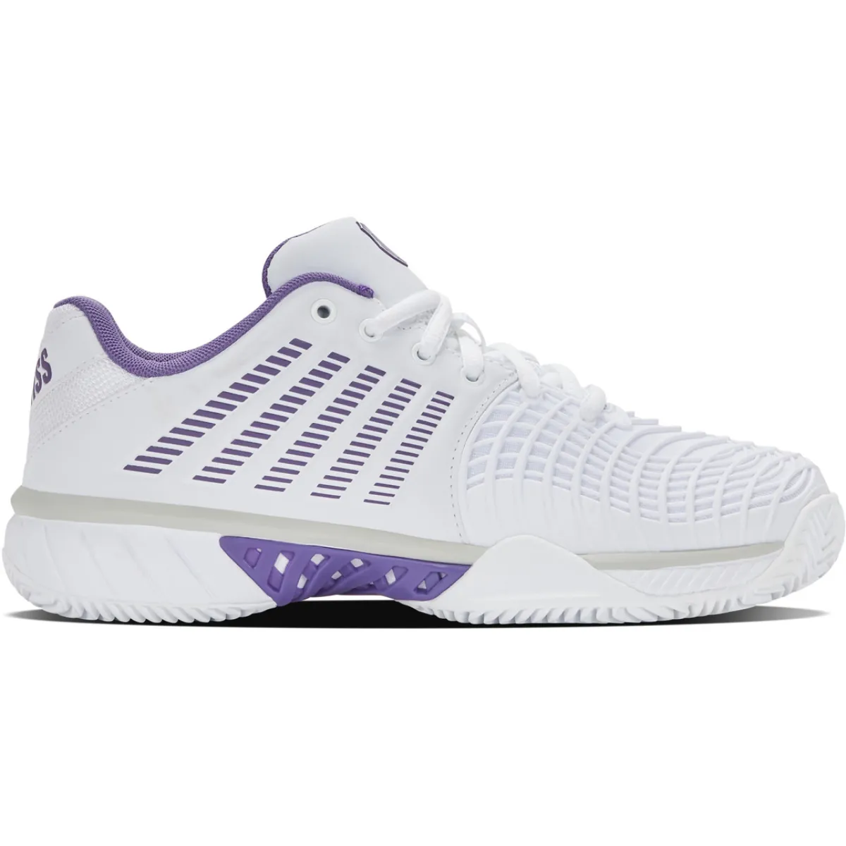 K-SWISS 98563 EXPRESS LIGHT 3 CLAY-160 WHITE/PURPLE HAZE/LUNAR ROCK