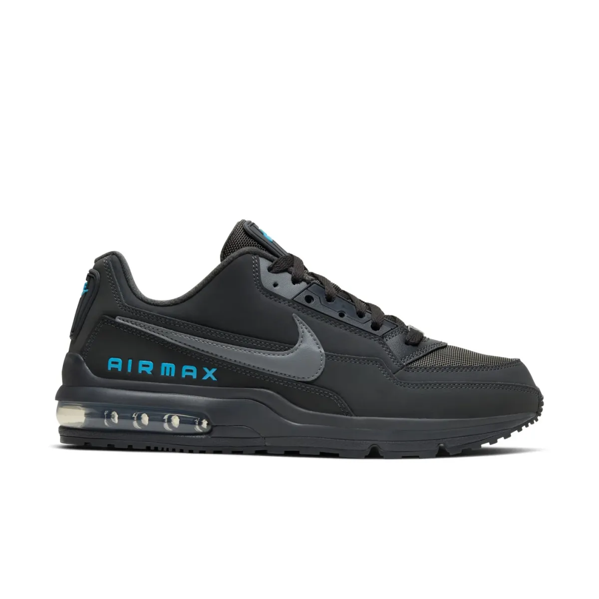 NIKE CT2275 Air Max LTD 3-002 ANTHRACITE/COOL GREY-LT CURRENT BLU