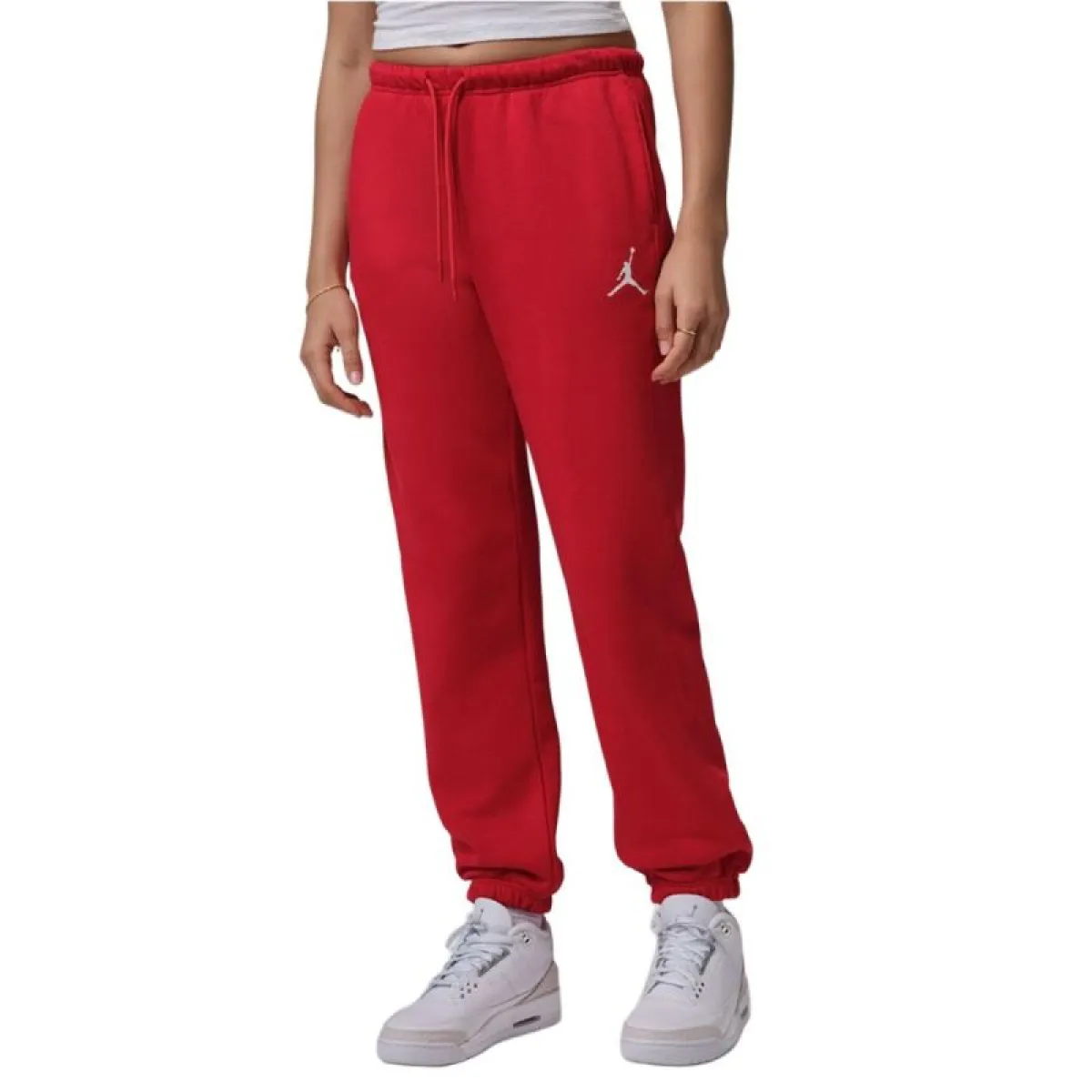 NIKE IR0344 WJ Jumpman Pant-687 GYM RED/WHITE