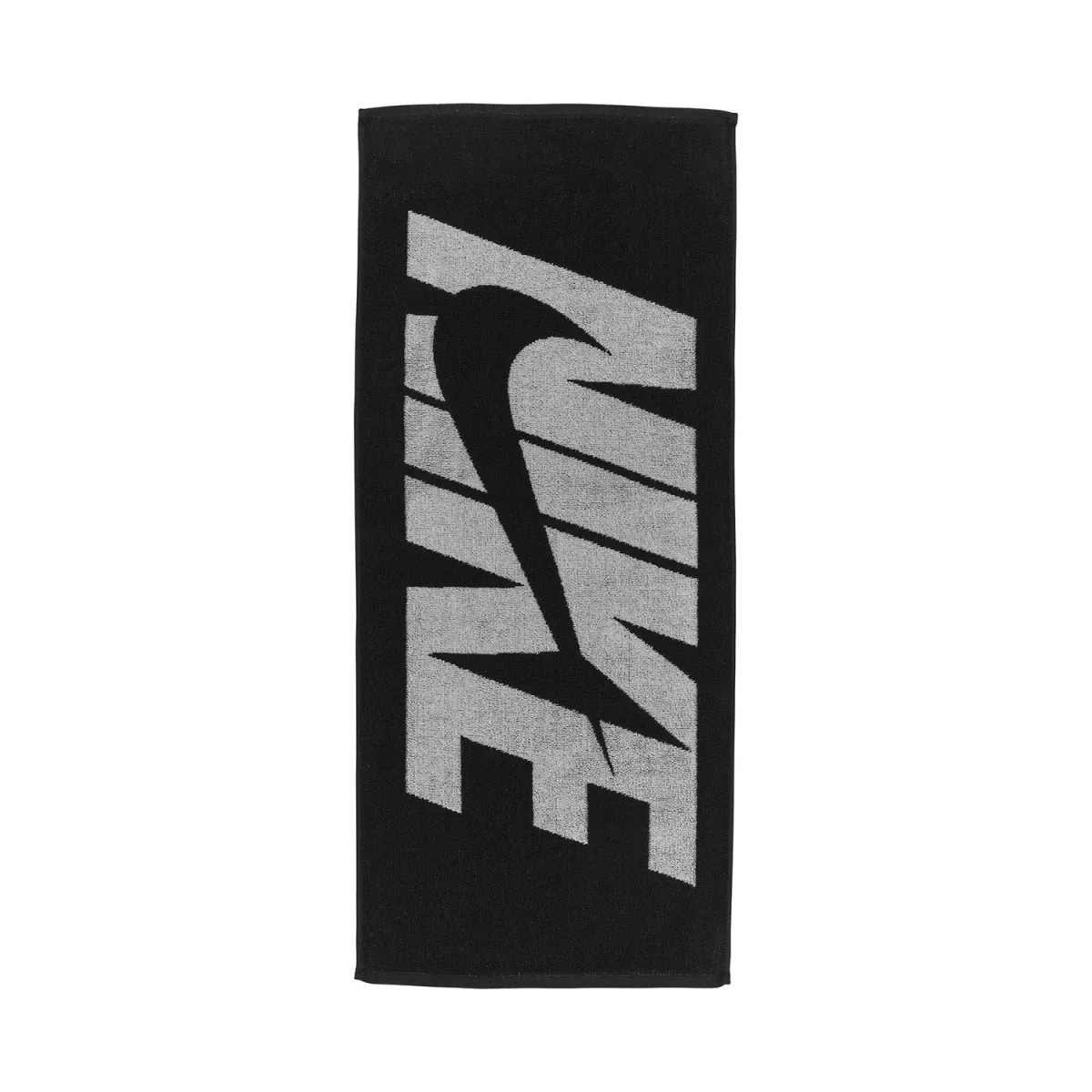 NIKE N.101.3385 Jacquard Towel-010 Black/White