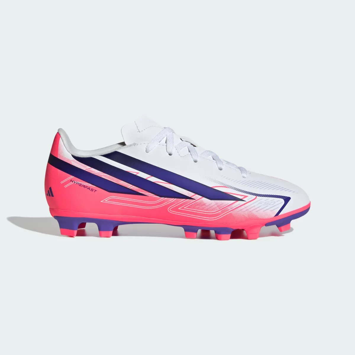 ADIDAS KK1308 F50 Hyperfast Club FG J-FTWWHT/SOLPUR/SOLTUR