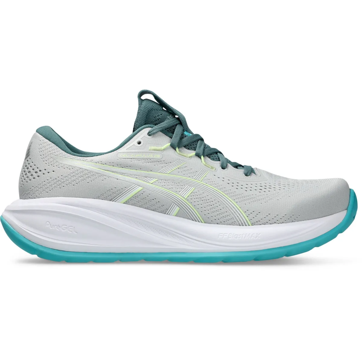 ASICS 1011C143 GEL-CUMULUS 28-021 Cloud Grey/Energy Aqua
