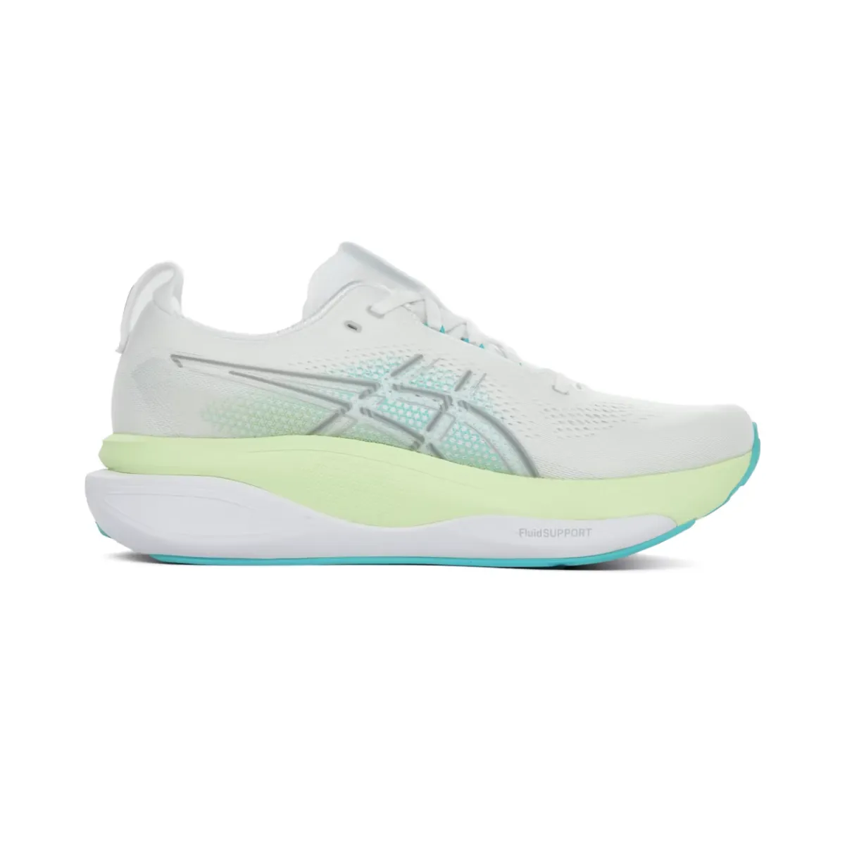 ASICS 1011C167 KAYANO 33 M-100 WHITE/ENERGY AQUA