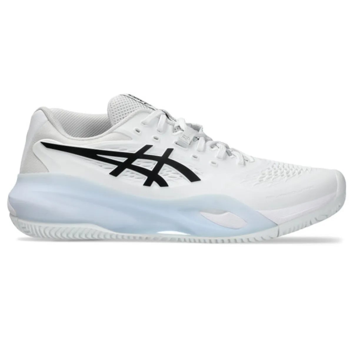 ASICS 1041A485 GEL RESOLUTION X CLAY-100 WHITE/BLACK
