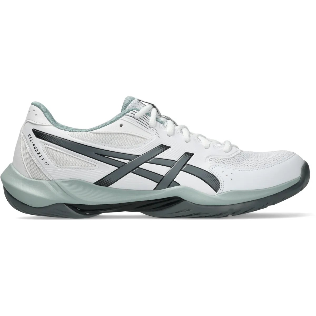 ASICS 1071A116 Gel Rocket 12-105 WHITE/STEEL GREY