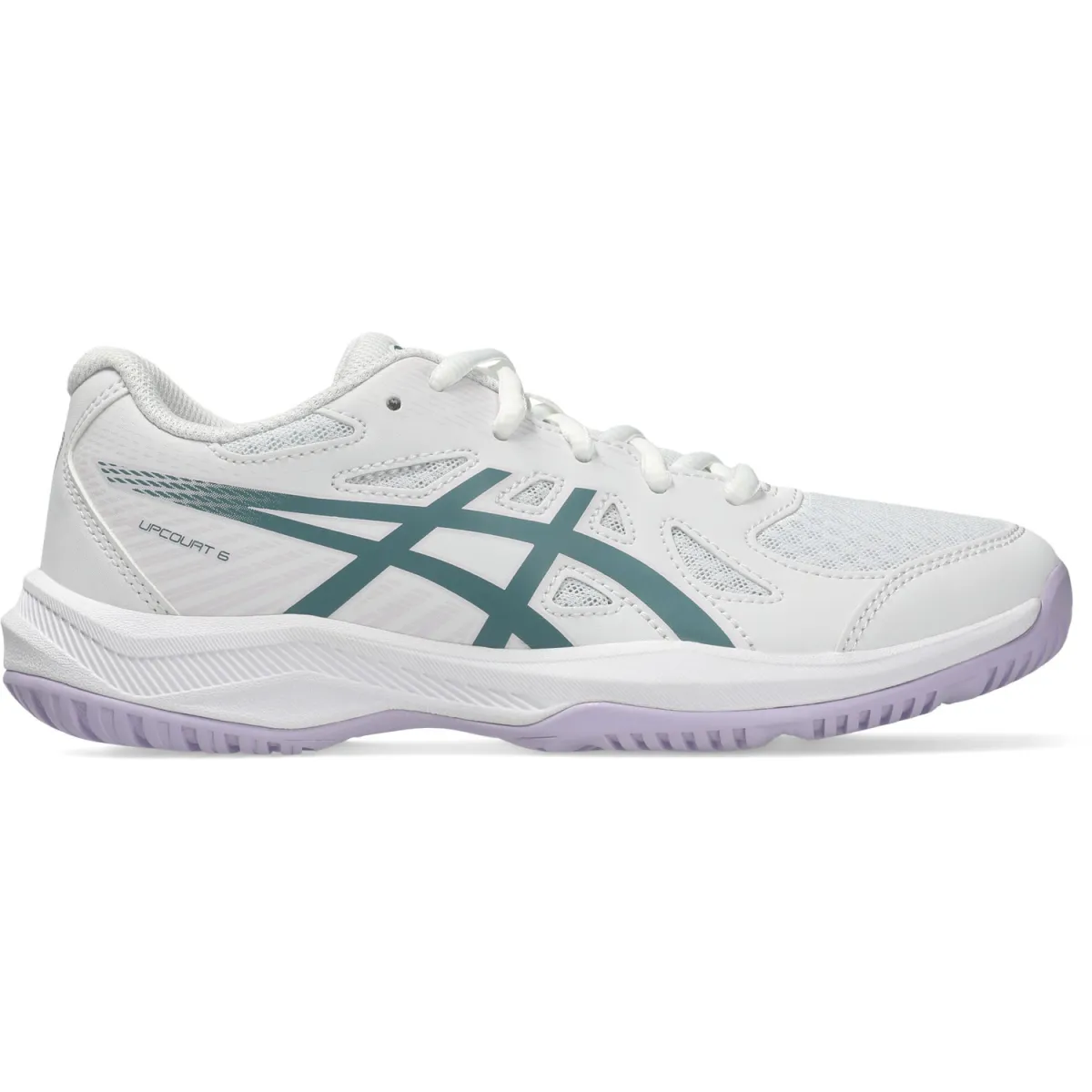 ASICS 1074A045 UPCOURT 6 GS-102 White/Foggy Teal