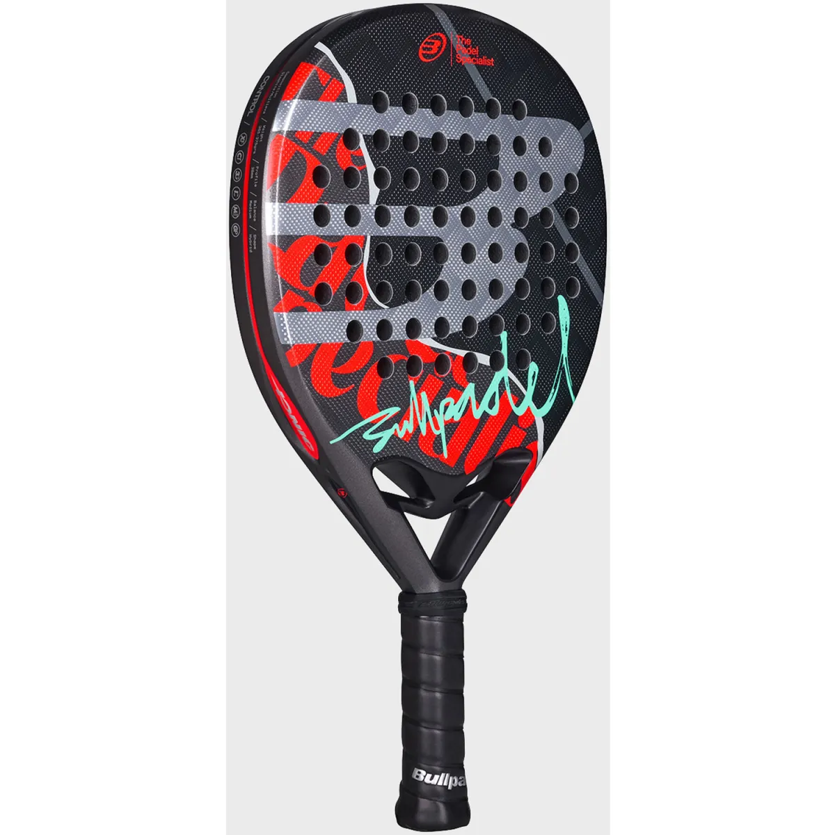 bullpadell-494412-ionic-control-black-red-1 BULLPADELL 494412 Ionic Control-Black//Red