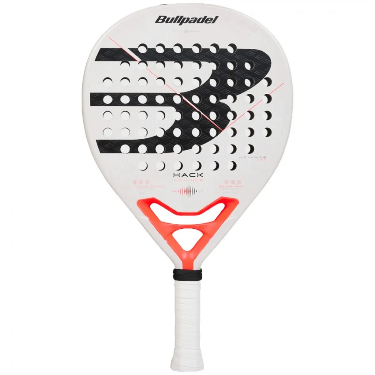 BULLPADELL 494415 Hack Advance-White/Orange