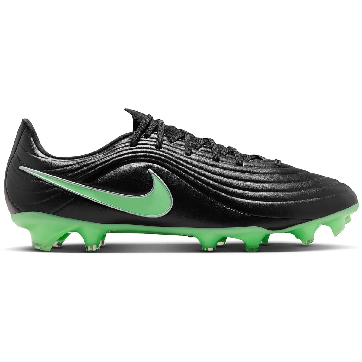 NIKE IB1600 Tiempo Maestro Acad. FG-001 BLACK/ILLUSION GREEN-BLACK