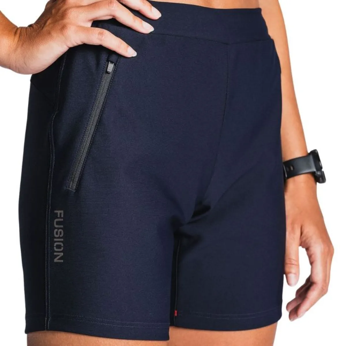 fusion-0290-womans-recharge-shorts-dark-night-blue-2 FUSION 0290 Womans Recharge Shorts-Dark NIGHT BLUE