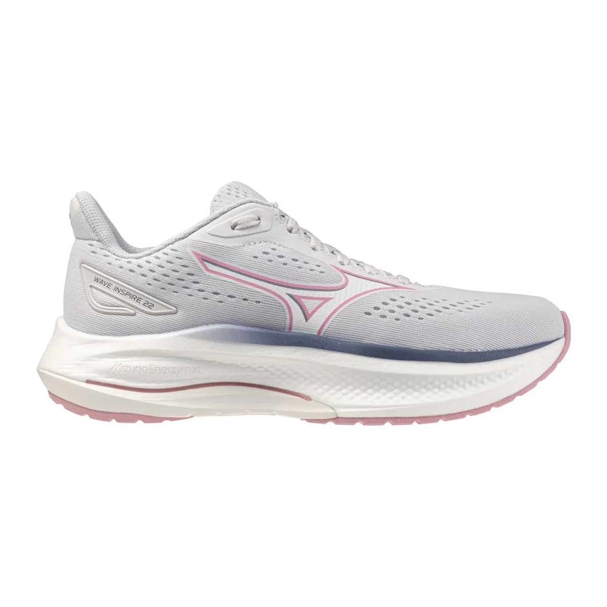 MIZUNO J1GD2644 Wave Inspire 22 W-74 Lilac Hint/Pink Drink/White