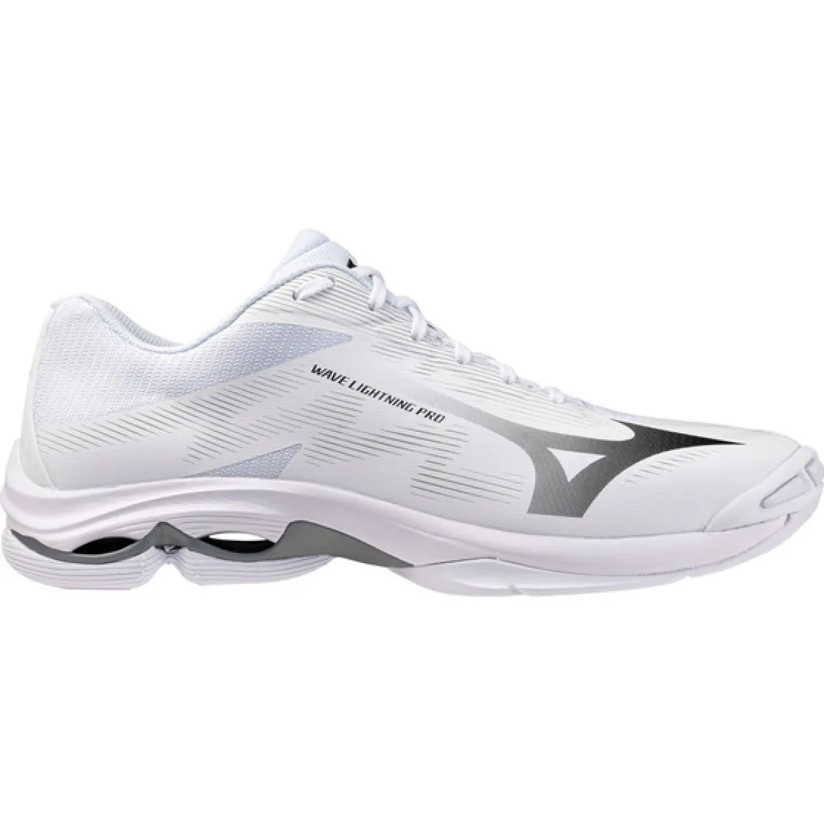 MIZUNO V1GA2660 Wave Lightning Pro-83 White/Black/Ultimate Grey